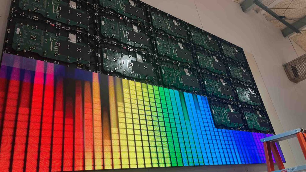 Large screen Installation